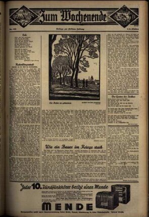 Dritte Ausgabe vom Sonntag, den 06. Oktober 1935.