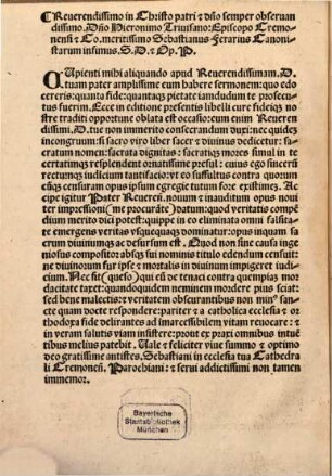 Revocatio Martini Lutherii Augustiniani ad sanctam Sedem