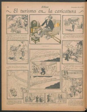 El turismo en la caricatura