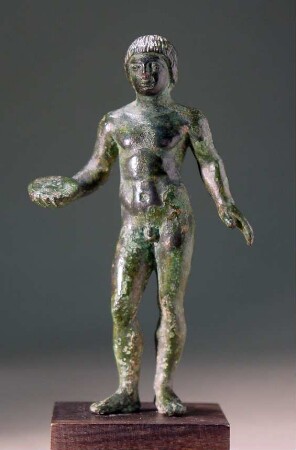 Etruskische Statuette eines Diskoswerfers