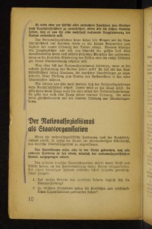 Der Nationalsozialismus als Staatsorganisation