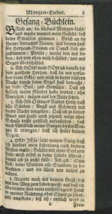 Gesang-Büchlein