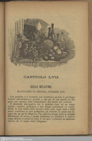 Capitolo LVII. Delle gelatine