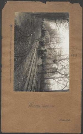 Abfuhr von Heutransporten auf einer belgischen Eisenbahnstation
