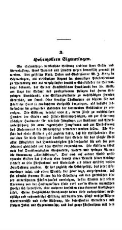 Hohenzollern Sigmaringen