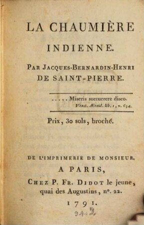 La chaumière indienne