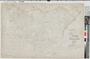 Bommern (Witten), Zusammenlegung eines Teiles der Feldmark von Bommern, Urkarte 2 Bommern Flur 10