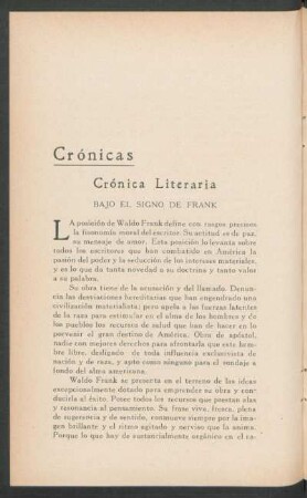 Crónicas