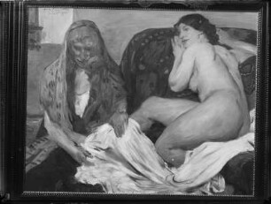 Fußwaschung (Bei der Toilette)