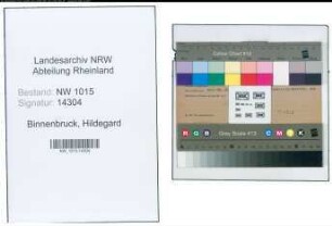 Entnazifizierung Hildegard Binnenbruck , geb. 21.05.1911 ()