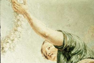 Die drei theologischen Tugenden und musizierende Putten