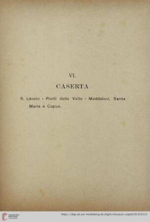 VI. Caserta