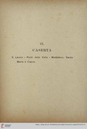 VI. Caserta
