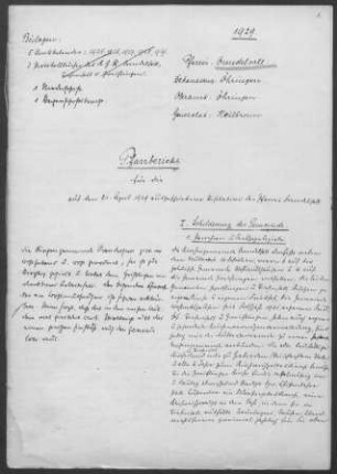 Orendelsall mit Filialen: Pfarrbericht 1929