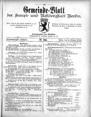 1904,42: No. 42, 16. Oktober 1904