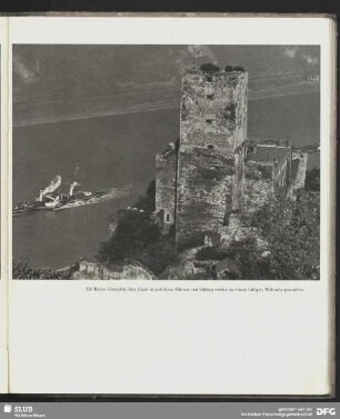 Die Ruine Gutenfels über Caub