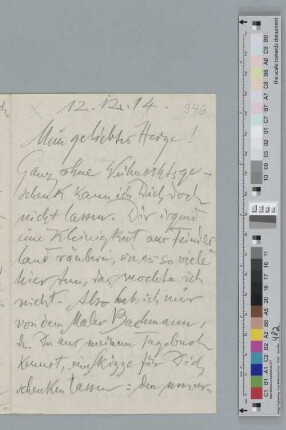 Brief an Ida Dehmel