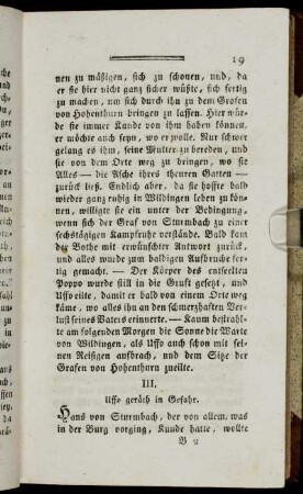 III. Uffo geräth in Gefahr.