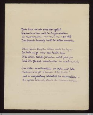 [Zeitgenössische Dichter II, Verlaine, Mallarmé, Rimbaud, De Regnier, D'Annunzio, Rolicz-Lieder: Übertragungen] - [Sammelhandschrift] - StGA-George I,1505 : [SW XVI: keine Sigle]
