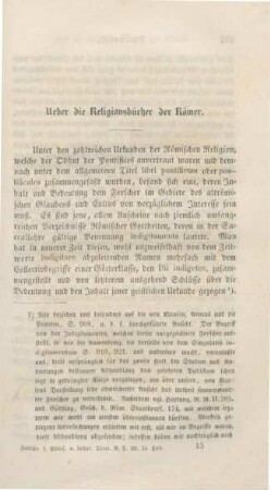 221-254 Ueber die Religionsbücher der Römer