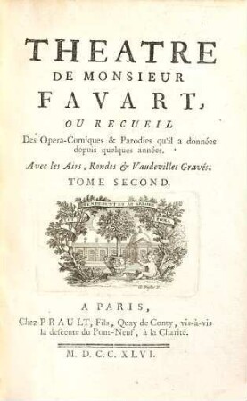 Le Coq De Village : opera comique ; representé pour la première fois sur le Théâtre du Faubourg Saint Germain, le 31 Mars 1743