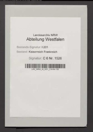 Verkauf eines Stück Landes auf dem Altefeld, Kirchspiel Nottuln, an Bernh. Theod. Vacker in Nottuln (Nr. 611).