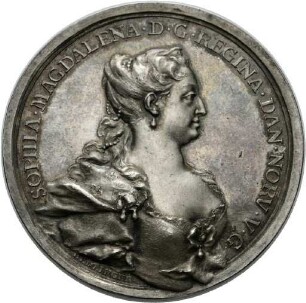 Medaille auf die Gründung des Jungfrauenstifts Walloe