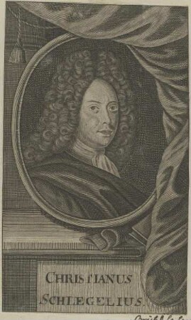 Bildnis des Christianus Schlegelius