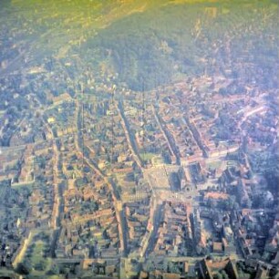 Kernstadt von Eisenach : Blickrichtung Osten