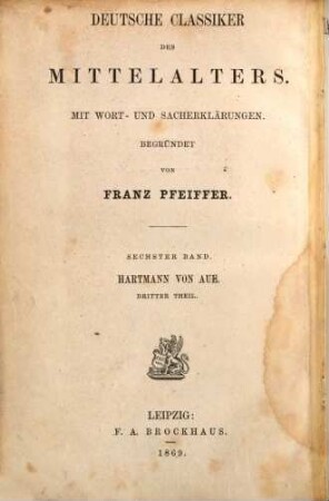 Hartmann von Aue, 3. Iwein