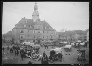 Borna. Marktplatz