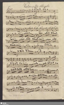 Violoncello obligato