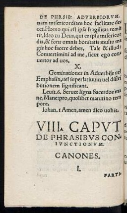 VIII. Caput De Phrasibus Coniunctionum.