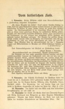 Vom kaiserlichen Hofe