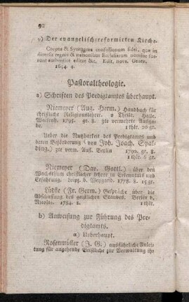 Pastoraltheologie.