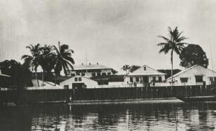 Kamerun. Duala. Faktoreien. Blick über den Wuri (Hassert / Thorbecke-Kamerunexpedition 1907/1908)