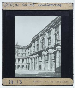 Berlin, Schloss,Berlin, Schloss, Schlüterhof : Ansicht von Südwesten