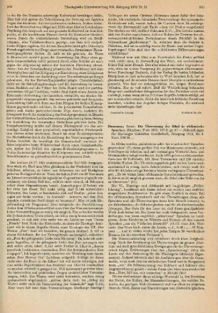 810-811 [Rezension] Dammann, Ernst, Die Übersetzung der Bibel in afrikanische Sprachen