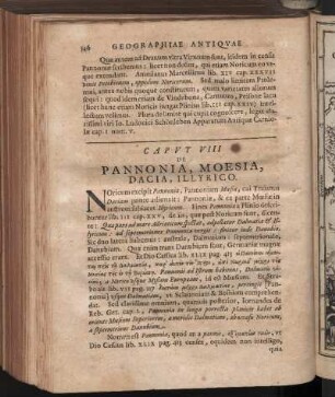 Caput VIII. De Pannonia, Moesia, Dacia, Illyrico