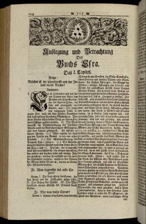 Auslegung und Betrachtung Des Buchs Esra