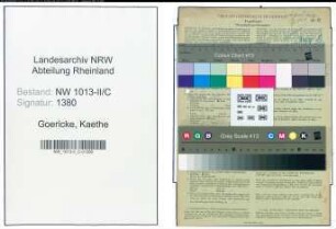 Entnazifizierung Kaethe Goericke , geb. 04.08.1896 (Geschaeftsinhaberin)