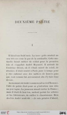 Deuxième Partie