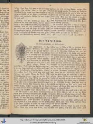 Der Apfelbaum.