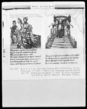 Speculum humanae salvationis — ---, Folio 18rectoBuchseite