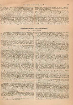 345-354 Biologischs Denken und ärztliche Ethik