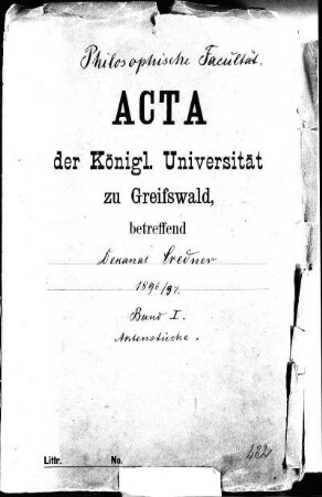 Dekanat Rudolf Credner