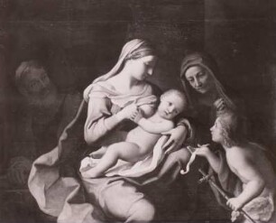 Die Heilige Familie mit der heiligen Anna und dem Johannesknaben