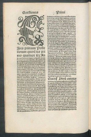 Circa primum Posteriorum ...