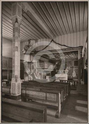 Schiff der Schrotholzkirche Reimswaldau