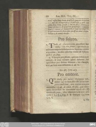 Tit. IV. (VI. 26.) Pro emtore.